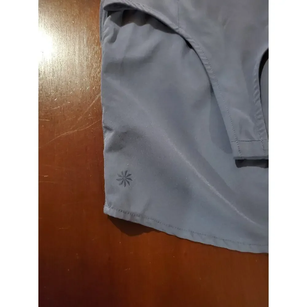 Athleta Girl All For One Dress Size XL/14 Sleeveless Racerback Tie Waist Pockets